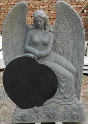 Angel Heart Granite Monument Book Tombstone Heart Headstone