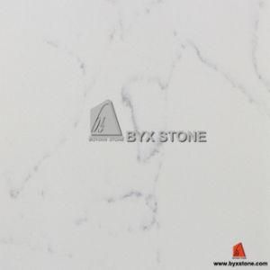 Snow White Quartz Slab for Tile, Countertop