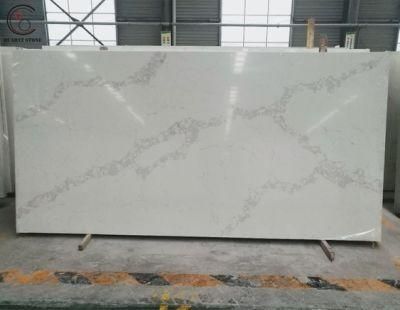 Hot Sale Calacatta Quartz Stone Factory High Quality Large Slabs