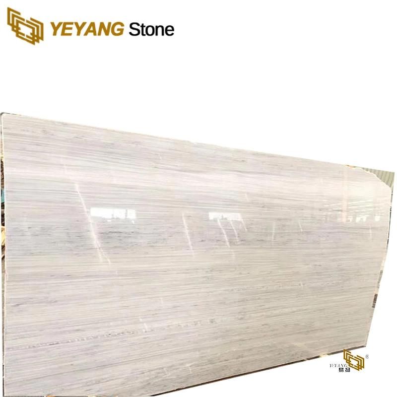 Stone Factory Wood/White Marble Slab Lower Price Kitchen Countertop/Vanitytop/Island/Worktop Marble Tile/Mosaic/Paving