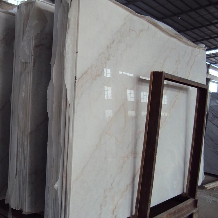 2400upx600 Polished Floor Chinese Carrara White Marble