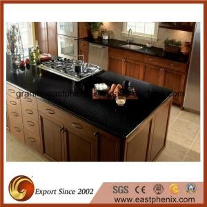 Black Quartz Stone Kitchen Countertop