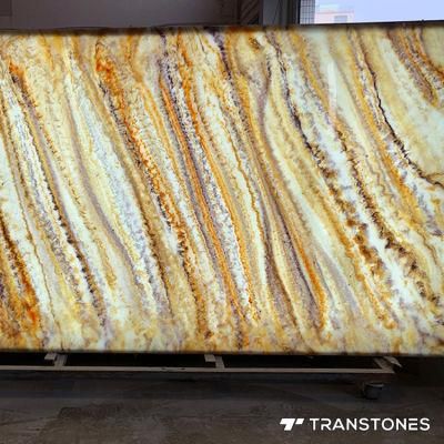 Translucent Polished Alabaster Stone Hot Sale Onyx Marble Wall Panel