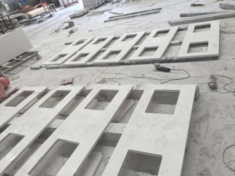 Chinese Bookmatched Marble Project Customization Interior Decoration