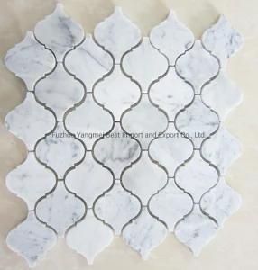 American Style Glass Mosaic Lantern Shaped Wall and Floor Tiles