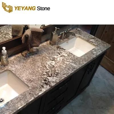 Hot Selling Natural Stone Granite Countertops Worktops Customized Factory Supplier