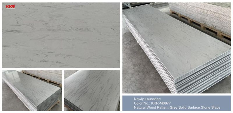 Corian PMMA Resin Acrylic Solid Surface Stone Slab for Shower Walls