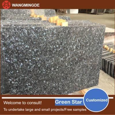 Granite Stone Green Star Natural Stone Labrador Escuro Green Jade Pearl Slab Granite Kitchen Countertop Wall Floor Tile