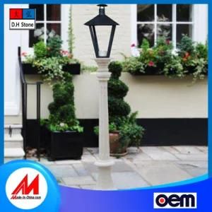 Made in China Sandstone Customizable Stone Lamp Post