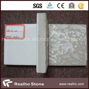 White Crystalized Glass Stone Composite Marble with Backing Porcelain