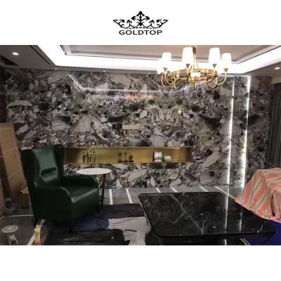 Cold Emerald Marble for Flooring/Floor/Wall/Background Design Marble Tile/Countertop/Vanity/Worktop/Island Project