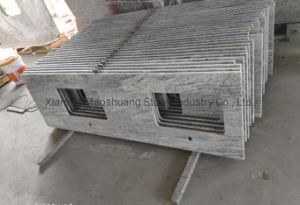Prefab Exotic Stone River White Granite Countertop for Residential and Commercial Kithen Bathroom