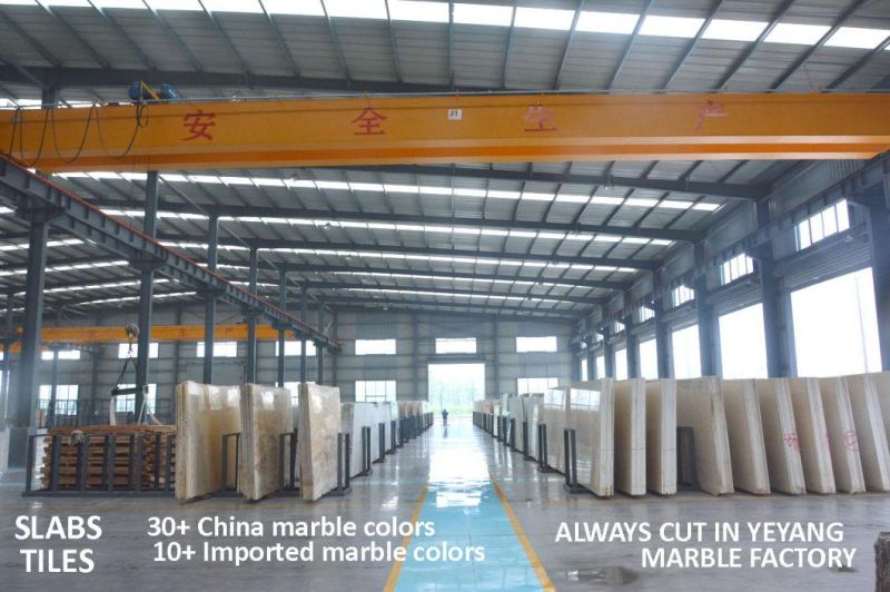 Chinese Hot-Selling Wooden Coffee Marble Tiles for Spiral Staircases/Flooring/Wall