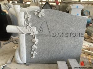 Light Grey Granite Celtic Cross Upright Monument