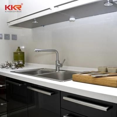Cusotmized Artificial Quartz Stone Kitchen Bench Top for Projects
