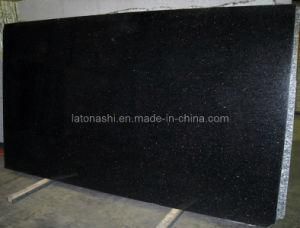 Natural Polished Black Galaxy Granite Slab