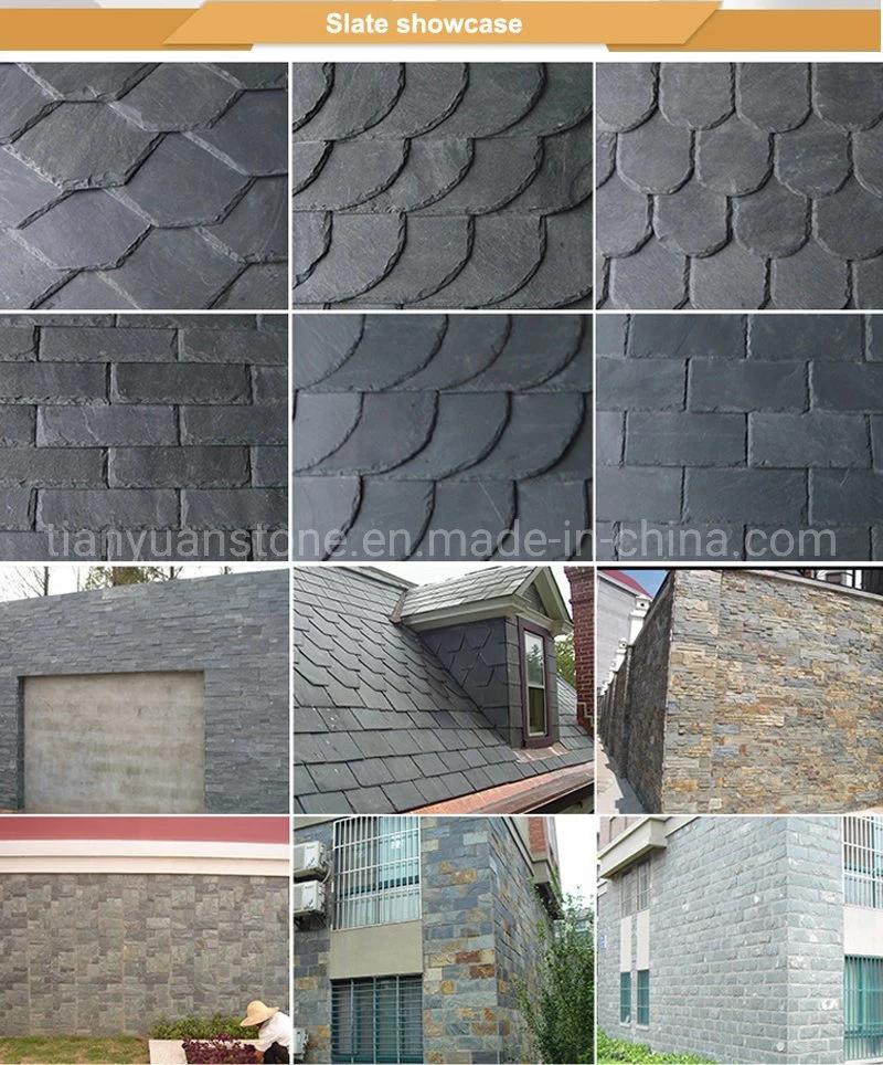 Grey Color Split Surface Slate Natural Stone Veneer, Slate Culture Stone