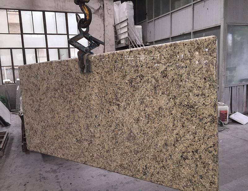 Natural Stone Building Material New Venetian Gold Granite Countertops Brazil Gold Granite Countertops