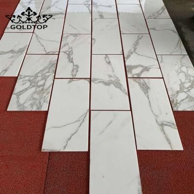 Natural White//Yellow/Beige/Green/Brown/Blue/Grey/Gold Polished/Honed Calacatta Marble Mosaic for /Floor/Wall Slabs/Tiles/Stairs/ Decoration