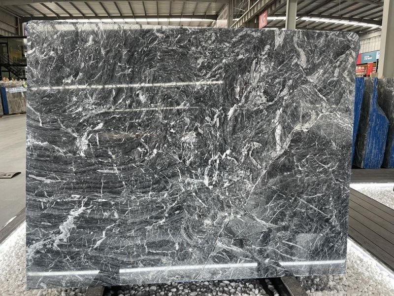 Premium Grey Marble for Bathroom Tops and Floor Stair Tiles