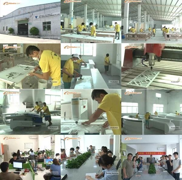 Artificial Marble Slab Acrylic Solid Surface Sheet for Counter