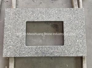 China Pearl Blue Granite Prefab Vanity Top