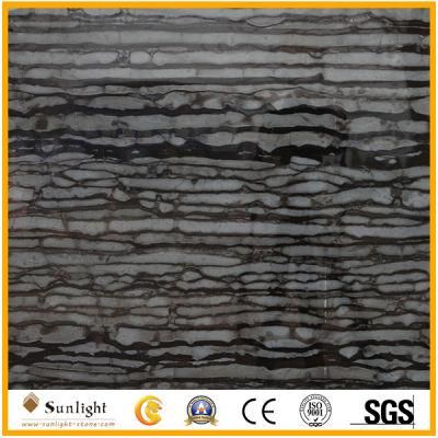Polished New Material Zebra Jade Wood Marble Slabs for Tiles