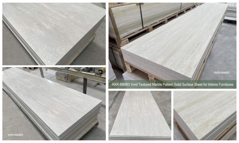 Decorative and Building Material 12mm Artificial Onyx Wall Panel Marble Stone Solid Surface Sheet