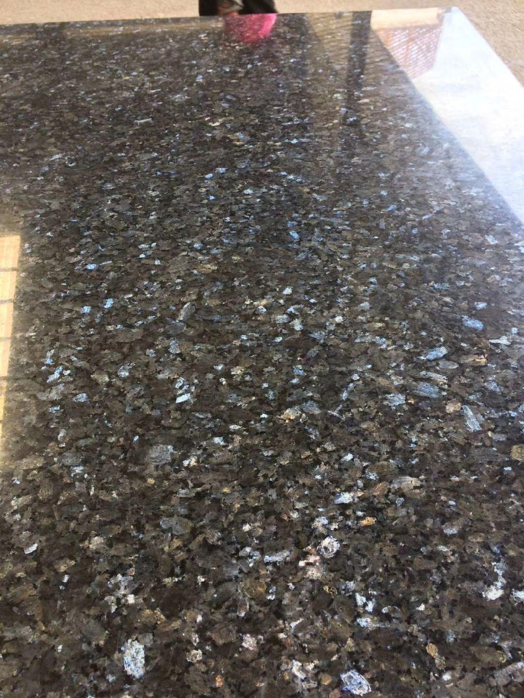 Blue and Smooth Surface Granite Which Color Is Gorgeous Use for Wash Counters Building Exterior Walls