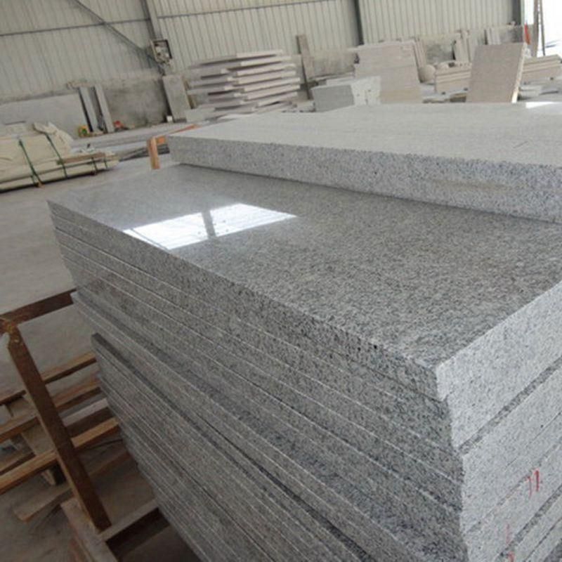 Sesame Gray Granite Courtyard Square Ground Paving Stone Road Along The Stone Road Cornerstone