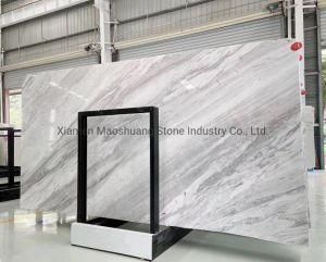 Cheap Price White Marble Volakas Stone Slab for Indoor Construction