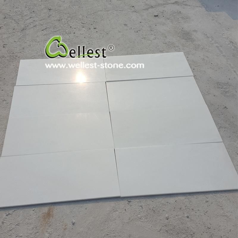 China Honed Finish White Quartzite Slabs & Tiles, White Quartzite Floor/Wall Covering