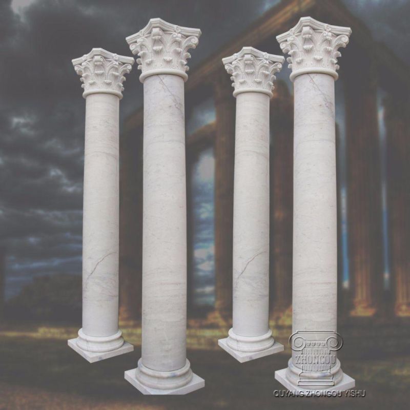 Large Customization Marble Roman Pillars Column