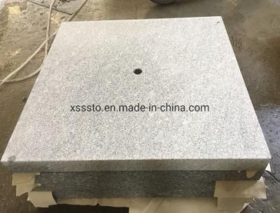 Natural Stone Bush-Hammered G602 Granite Post Caps