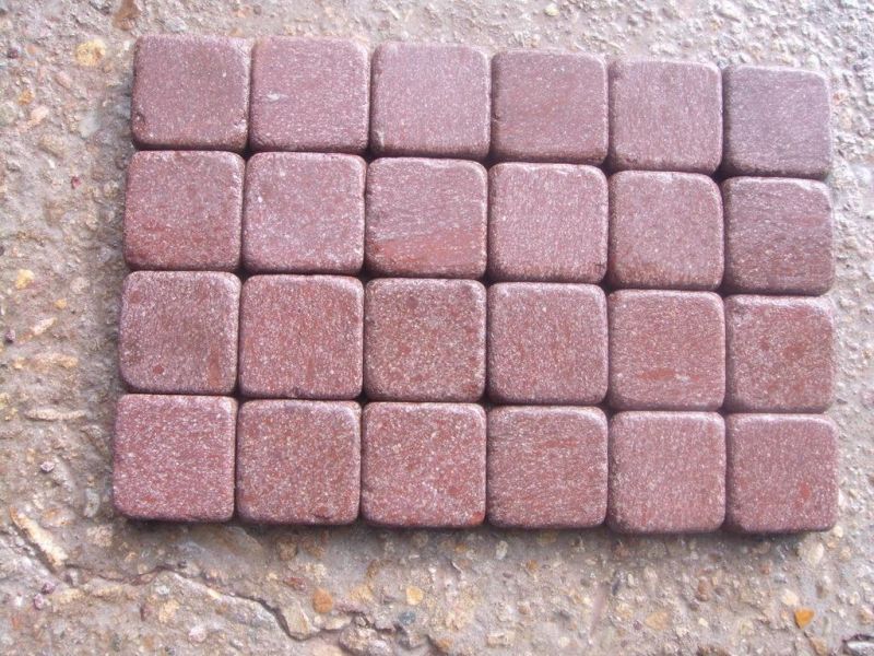 Natural Grey/Black/Red/Yellow Granite Garden/Cobble/ Cube/Flag/Kerb/Blind/Fan Shape/Paving Stones for Landscaping