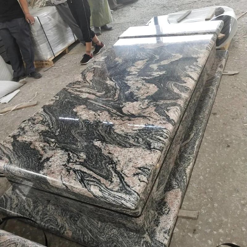 High Quality Peal Blue Granite Tombstone Monument Headstone