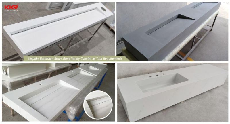 Bathroom Vanity Tops with Sink Artificial Stone Sink Vanity Top