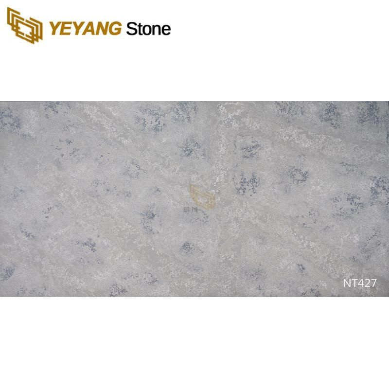 Sparkle Grey Quartz Artificial Engineered Quartz for Kitchen/Bathroom Countertop Manufacturer