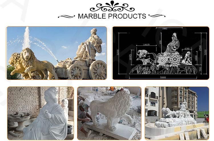 Garden Home Architectural Decorative Carved Stone Roman Pillars Marble Carving Greek Tapered Column for Indoor Outdoor Decoration