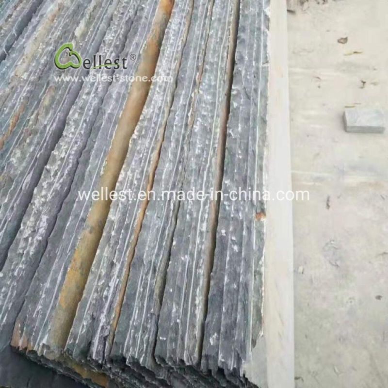 2019 Multicolor Slate Big Slabs, Yellow Slate Half Slabs Wall Covering and Flooring