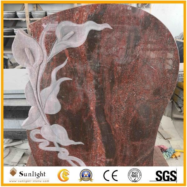 Mausoleum Shanxi Black/Multicolor Red/Olive Green/G623 Granite Europe Monument Tombstones