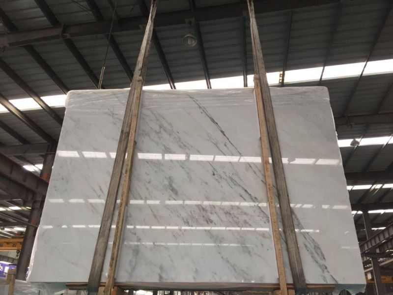 Popular Natural White Marble/Eastern White Slab and Tile for Hotel Wall Floor Decorate