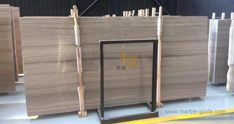 Polished Athens Brown Wood Grain Marble for Flooring/Wall/Countertop/Projects