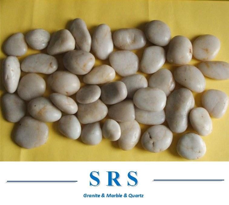 Natural Polished Cheap Natural /Yellow/Black/Yellow/White Multicolour Pebble Stone/Cobblestone for Landscape Paving/Outside Flooring/Playground Paving