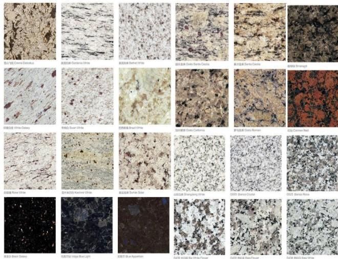 G603/G602/G562/G682/G664/G654/G655/G687 Granite Slab/Tiles/Treade/Staris Yellow/Red/White/Black/Grey/Pink/Green/Brown/Beige/Blue Granite Countertop
