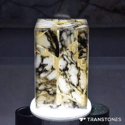 Natural Alabaster Onyx Marble Wall Panel Acrylic Translucent Onyx Slabs for Artificial Marble Dining Table