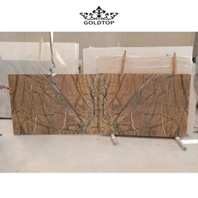 Supplier Price Slabs and Tiles Forest Brown Marble