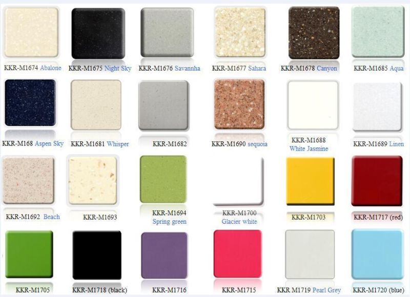 Marble Pattern Stone Corians Solid Surface for Building Material