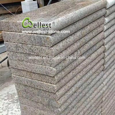 Yellow Beige Granite Swimming Pool Round Edge Coping and Paver