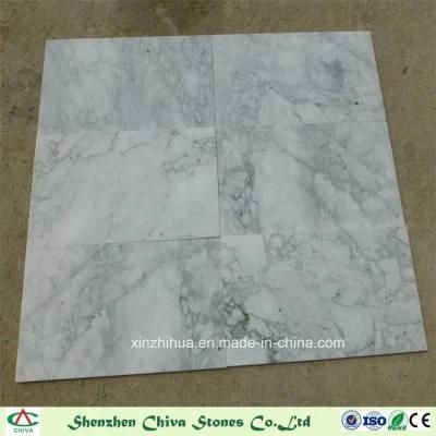 White Color Marbles Arabescato with Big White Flower for Mosaics